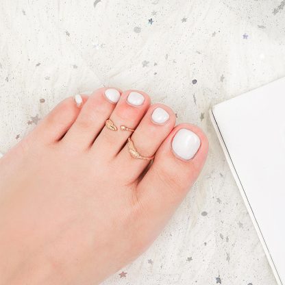 12 Pieces Toe Rings with Geometric Design - Image 12
