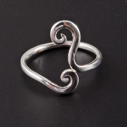 Creative Toe Ring with Twirling Design - Image 8