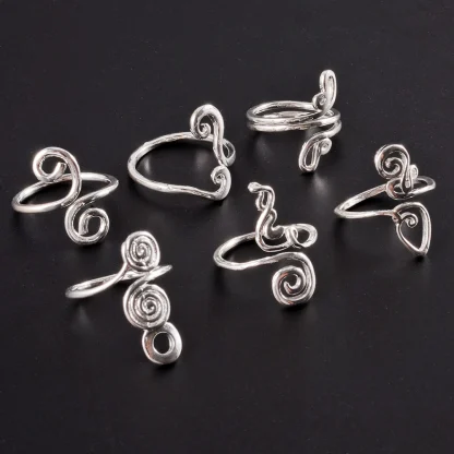 Creative Toe Ring with Twirling Design - Image 6