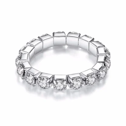 Elastic Toe Ring with Rhinestone Inspired Decor