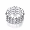 Elastic Toe Ring with Rhinestone Inspired Decor - Image 10