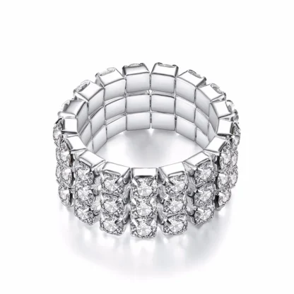 Elastic Toe Ring with Rhinestone Inspired Decor - Image 10