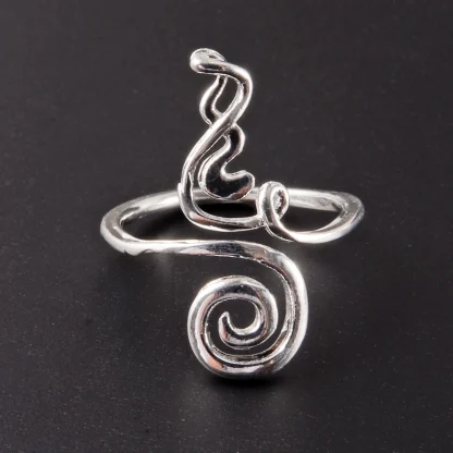 Creative Toe Ring with Twirling Design - Image 10