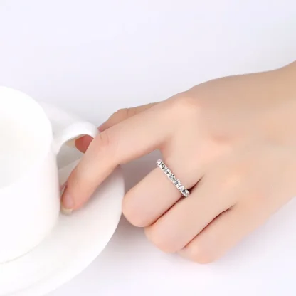 Elastic Toe Ring with Rhinestone Inspired Decor - Image 5