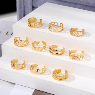Adjustable Open Band Toe Rings