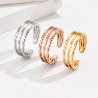 Simplicity Toe Ring with 3 Layer Design - Image 7
