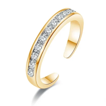 Luxury Open Band Toe Rings for Women