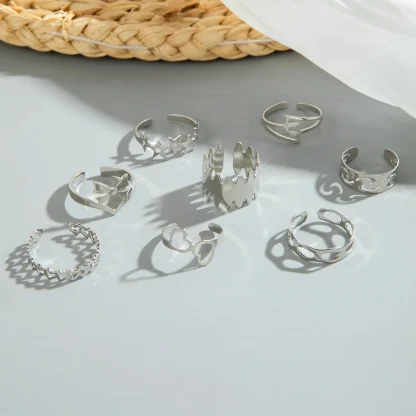 Adjustable Toe Ring with Hollow Design - Image 6