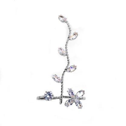 Luxury Toe Ring with Floral Design - Image 4