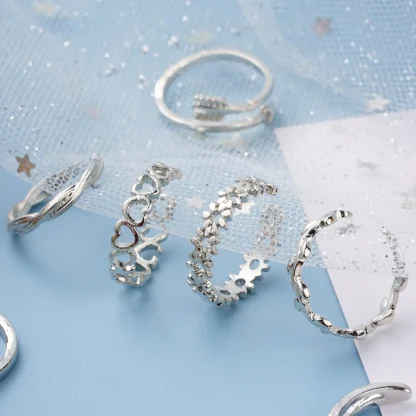 12-Piece Set Toe Ring with Open Band - Image 3