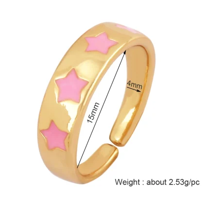 Adjustable Toe Ring with Star Design - Image 3