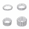 Elastic Toe Ring with Rhinestone Inspired Decor - Image 2