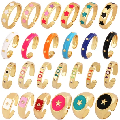 Adjustable Toe Ring with Star Design - Image 2