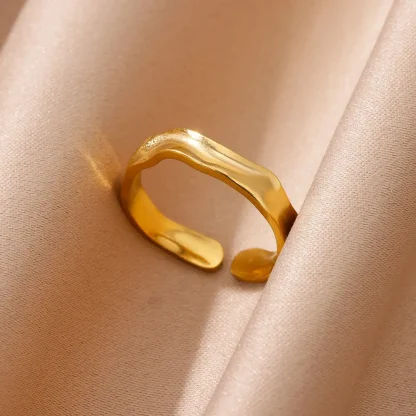 Bold Floral Toe Rings with Open Band - Image 6