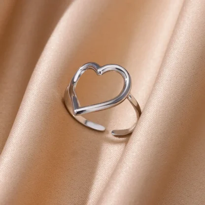 Hollow Out Heart Shape Toe Ring