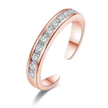 Luxury Open Band Toe Rings for Women - Image 5