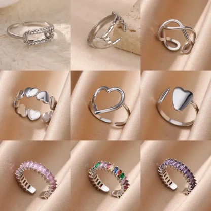 Hollow Out Heart Shape Toe Ring - Image 2