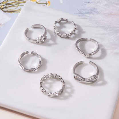 Adjustable Open Band Toe Rings - Image 7