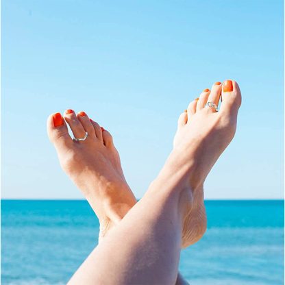 Adjustable Open Band Toe Rings - Image 8