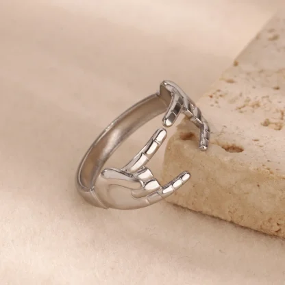 Hollow Out Heart Shape Toe Ring - Image 6