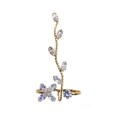Luxury Toe Ring with Floral Design - Image 3