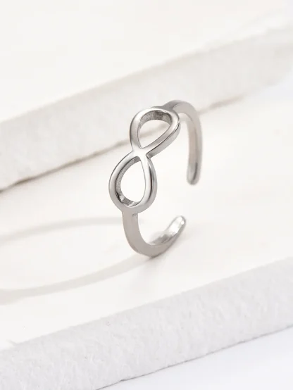 Free Size Toe Rings with Infinity Sign - Image 11