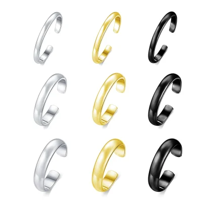 Simplicity Shiny Adjustable Toe Ring - Image 2