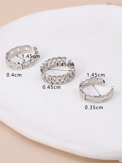 Stylish Toe Ring with Evil Eye Decor - Image 3